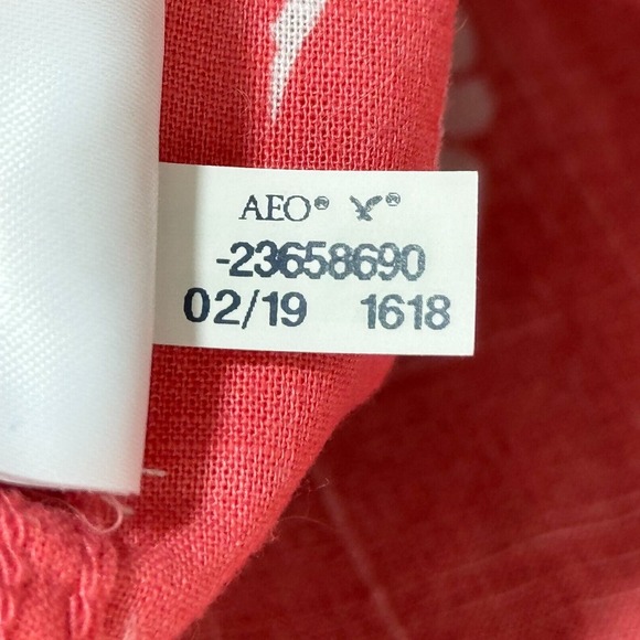 American Eagle Pineapple Camp Shirt 2X Novelty Preppy Tropical Beach‎ Resort - Picture 11 of 14